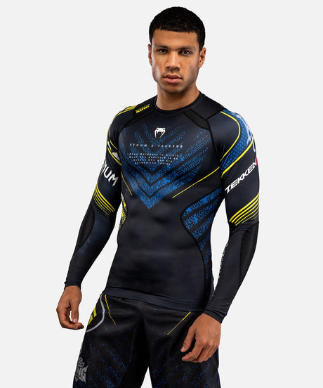 Venum Rashguard TEKKEN 8 King – Negro/Amarillo – foto 2