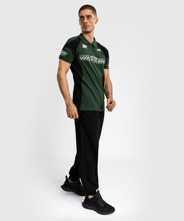 Venum Motorsport Polo – Tiefgrün