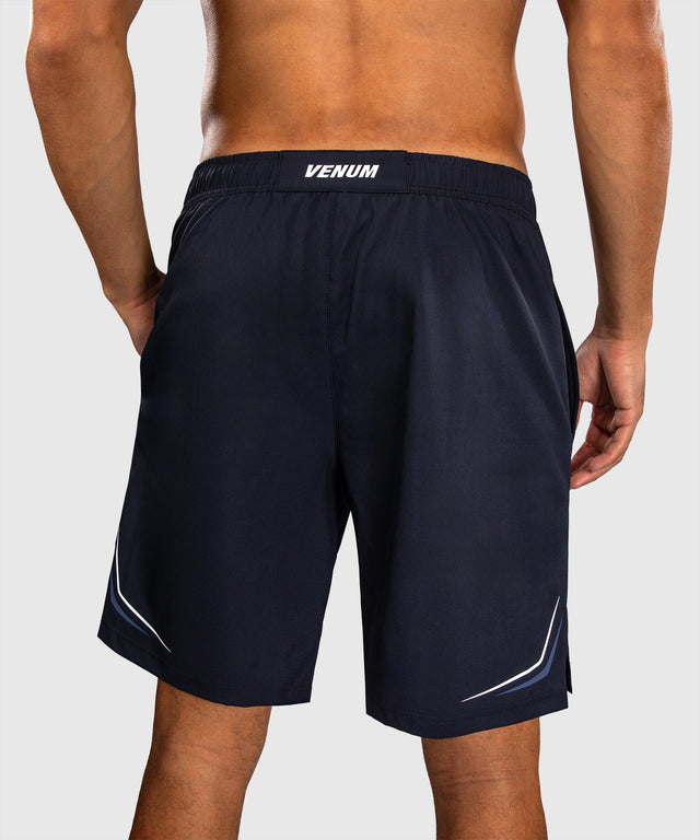 Shorts d'entraînement Venum G-Core – Bleu marine/Blanc
