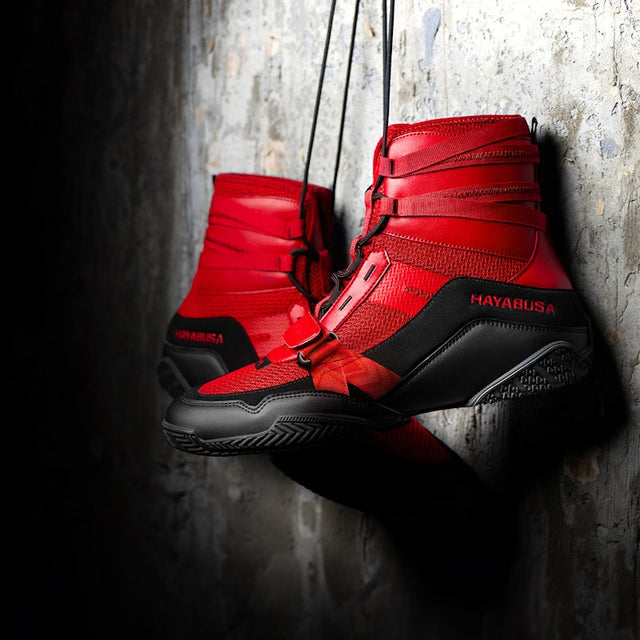 Scarpe da boxe Hayabusa Strike – Rosso/Nero