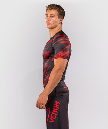 Venum Rashguard Crimson Viper 2.0 Korte Mouwen – Sort/Rød