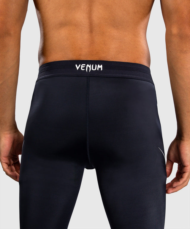 Shorts de compression Venum G-Core – Bleu marine/Blanc
