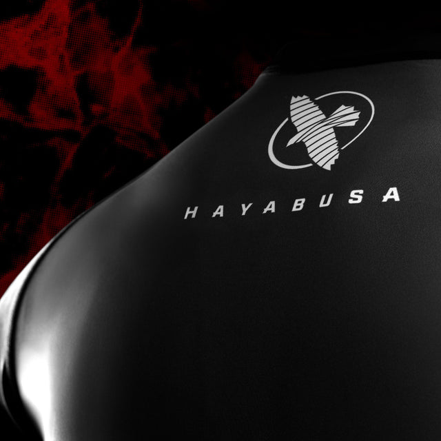 Rashguard Hayabusa x UFC BJJ Maniche Lunghe Donna – Nero/Rosso
