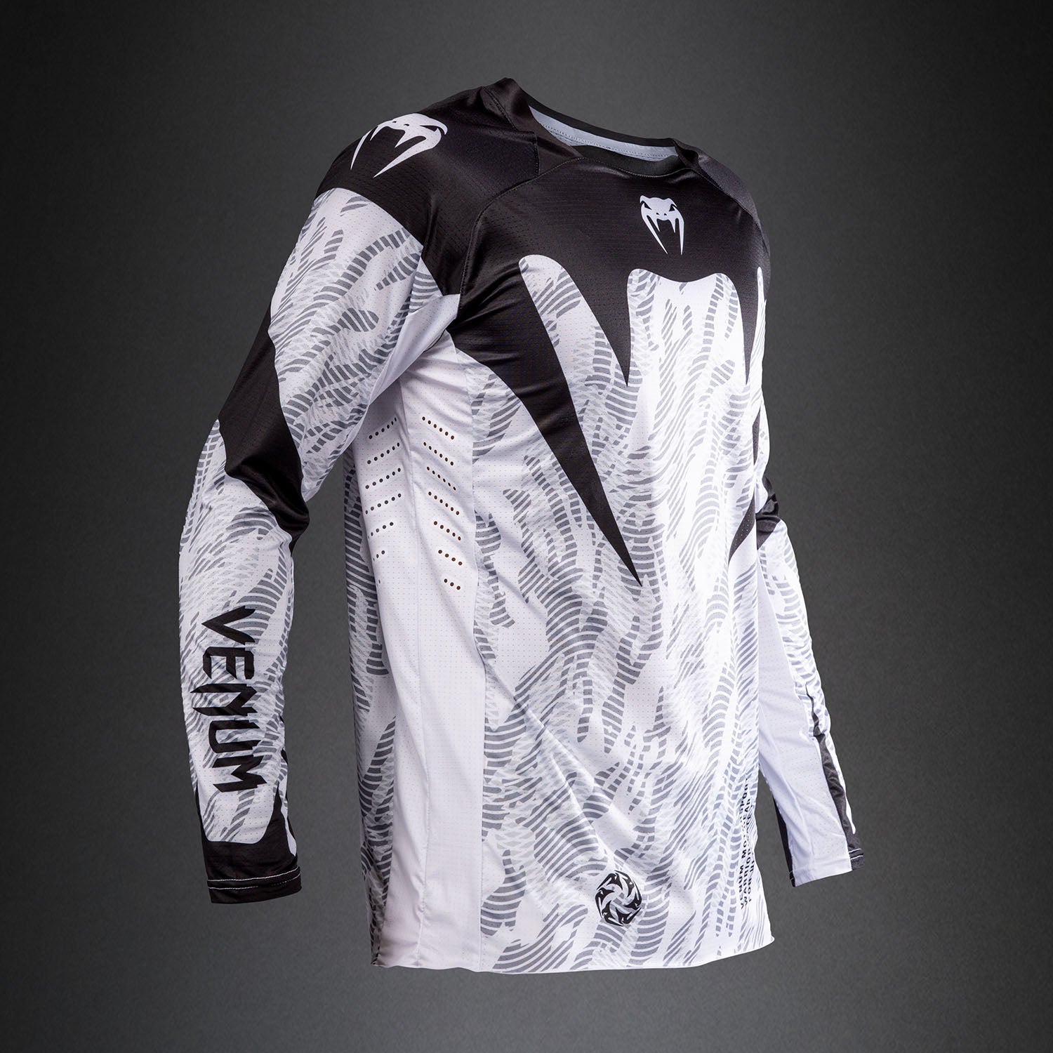 Vêtements Venum MX Elite Longsleeve – Blanc