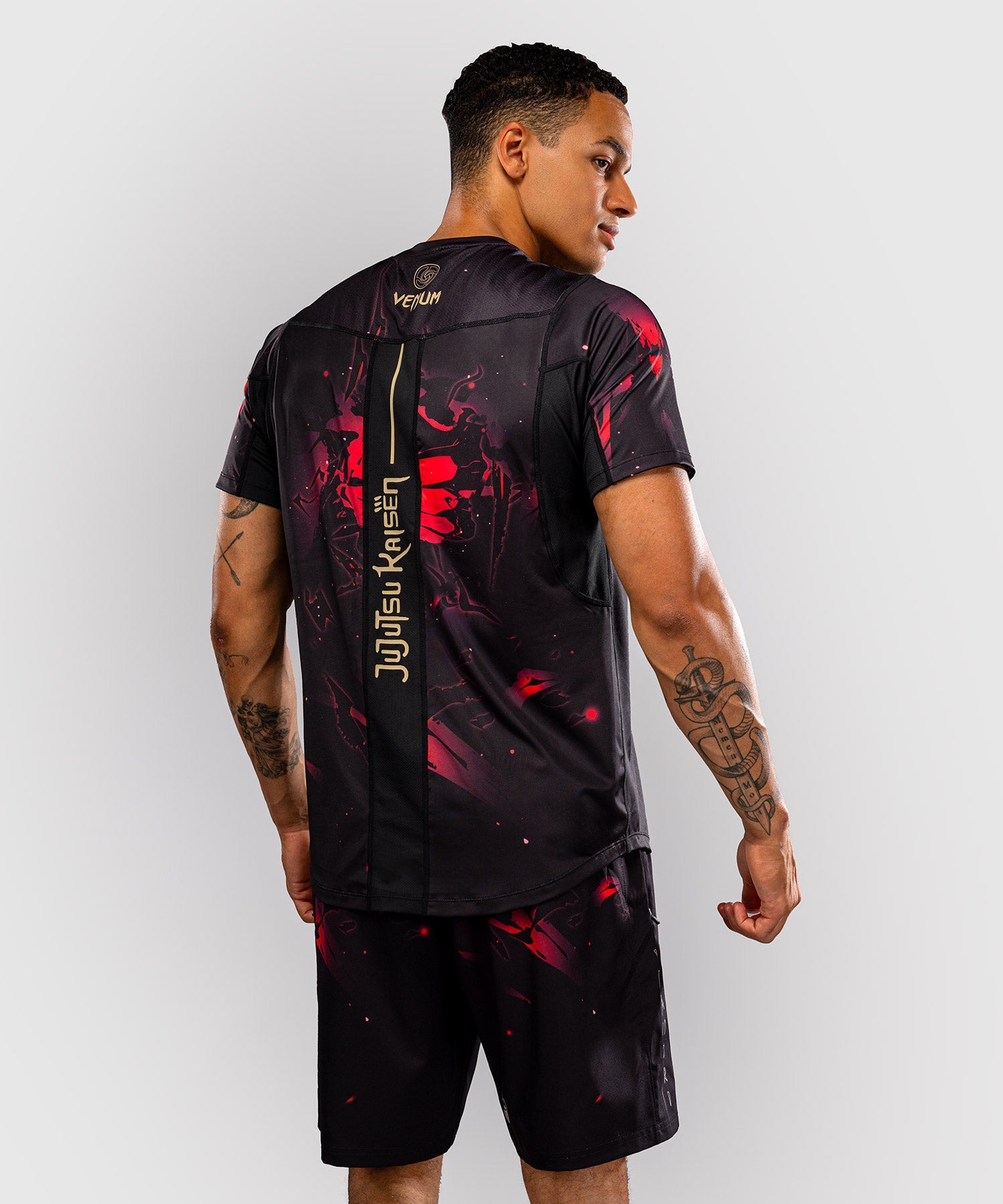 Venum T-shirt Itadori Dry Tech – Noir/Rouge