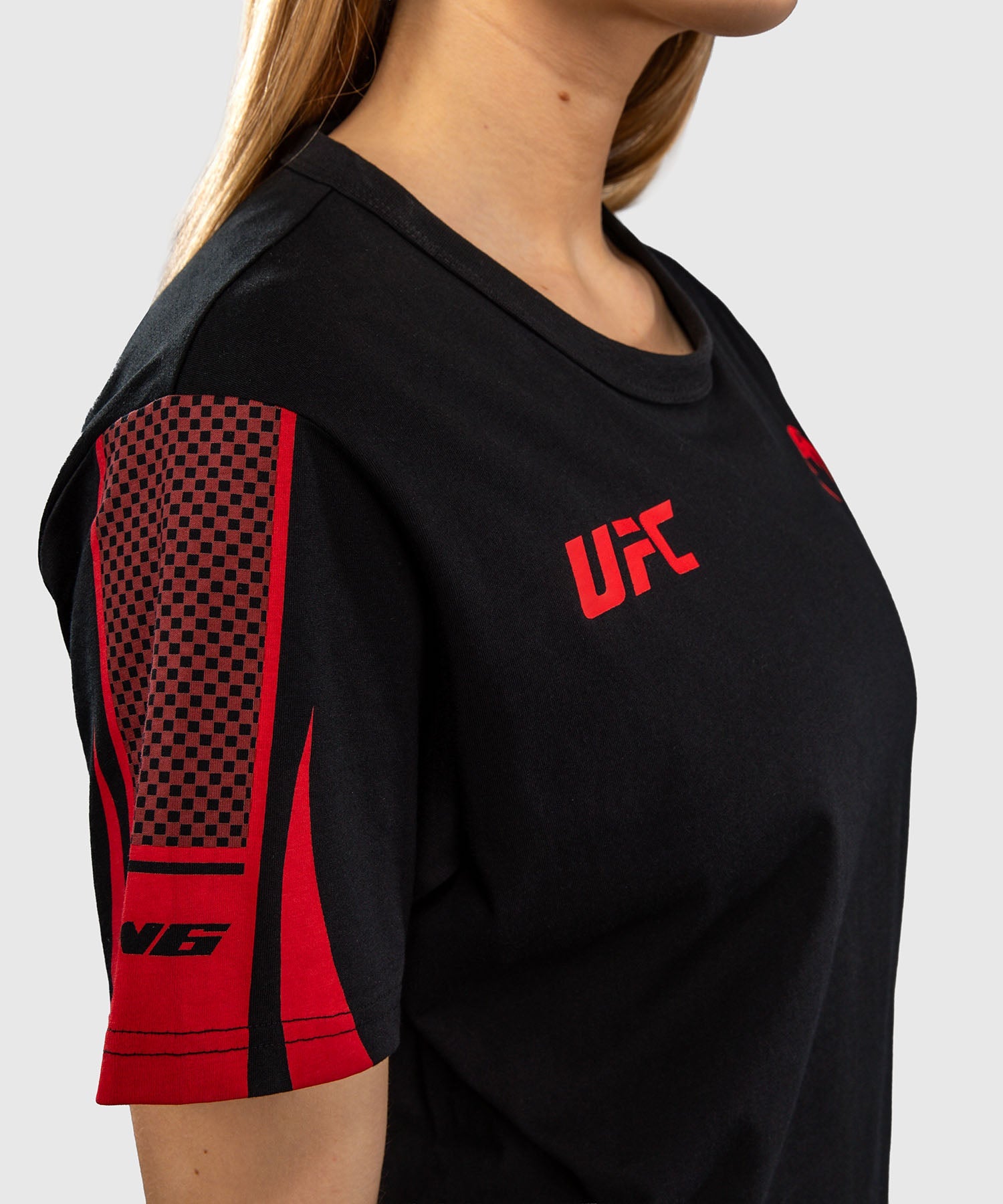 Camiseta Venum UFC Unity Manga Corta Mujer - Negro