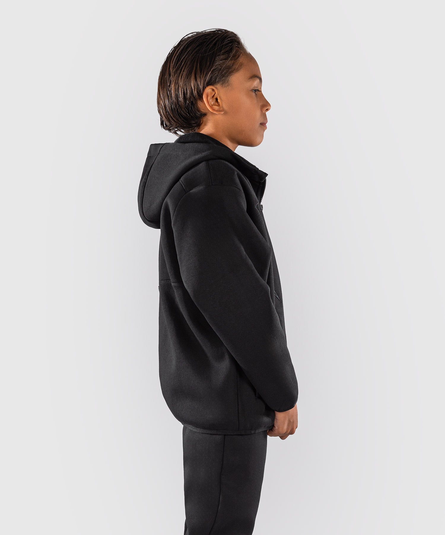 Chaqueta de entrenamiento Venum Attack Fleece & Weave Niños – Negro