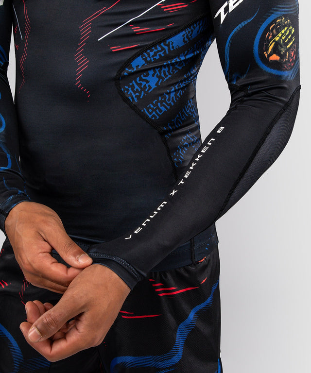 Venum Rashguard TEKKEN 8 Yoshimitsu - Nero/Arancione - foto 6