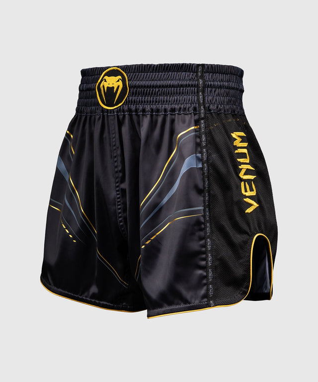 Venum Muay-Thai-Shorts Streamline – Schwarz/Gold