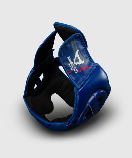 Casco da boxe Ringhorns Charger – Blu navy/Rosso