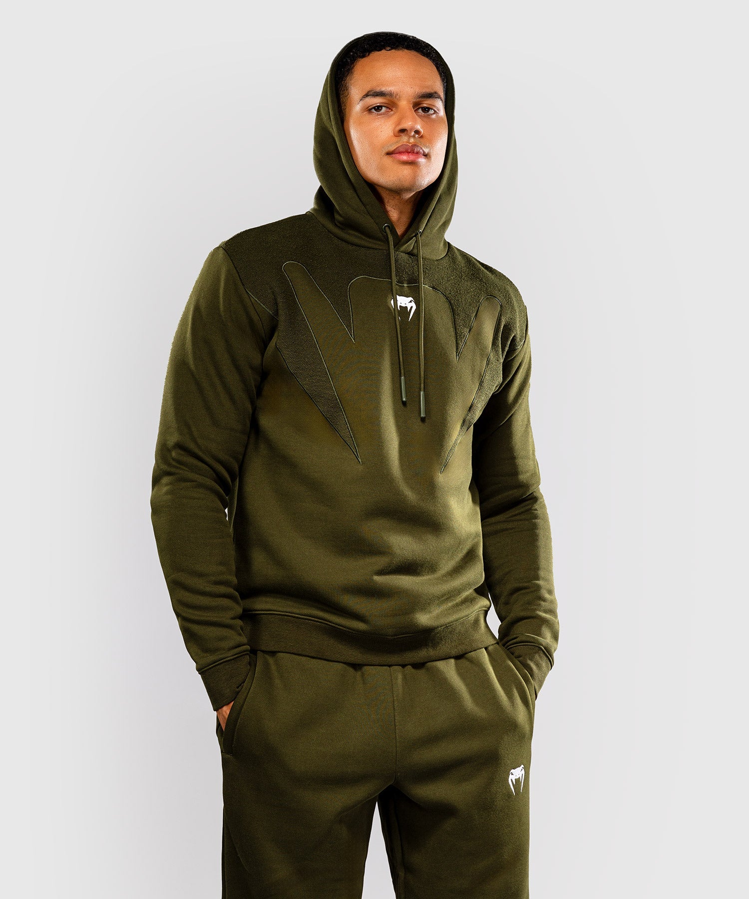 Venum Hoodie Attack Fleece & Weave – Khaki