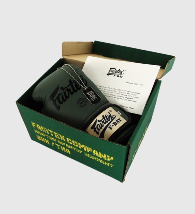Gants de boxe Fairtex BGV11 'F-Day' – Kaki Vert