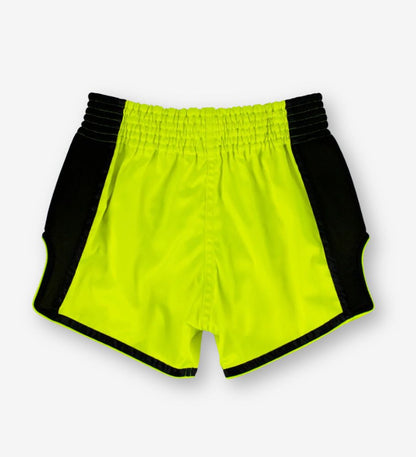 Fairtex Muay Thai Shorts Satoru - Lime Groen/Zwart - Shorts