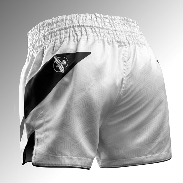 Pantaloncini Muay Thai Hayabusa Core – Bianco