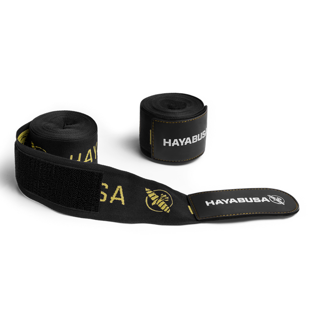 Bende da boxe Hayabusa Deluxe – Nero/Oro