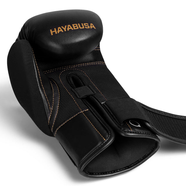 Guantes de boxeo Hayabusa E1 – Negro/Oro