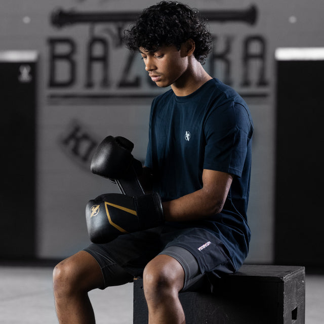 Guantes de boxeo Hayabusa E1 – Negro/Oro