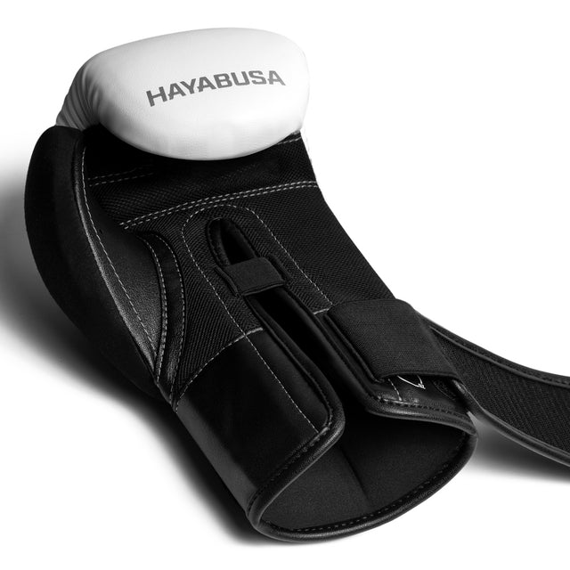 Hayabusa Boxhandschuhe E1 Kinder – Weiß/Schwarz/Silber