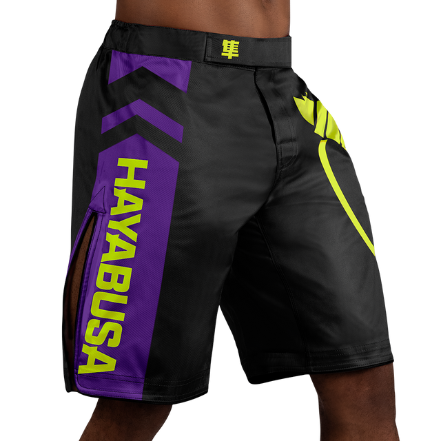 Hayabusa Icon MMA-Shorts – Schwarz/Neon