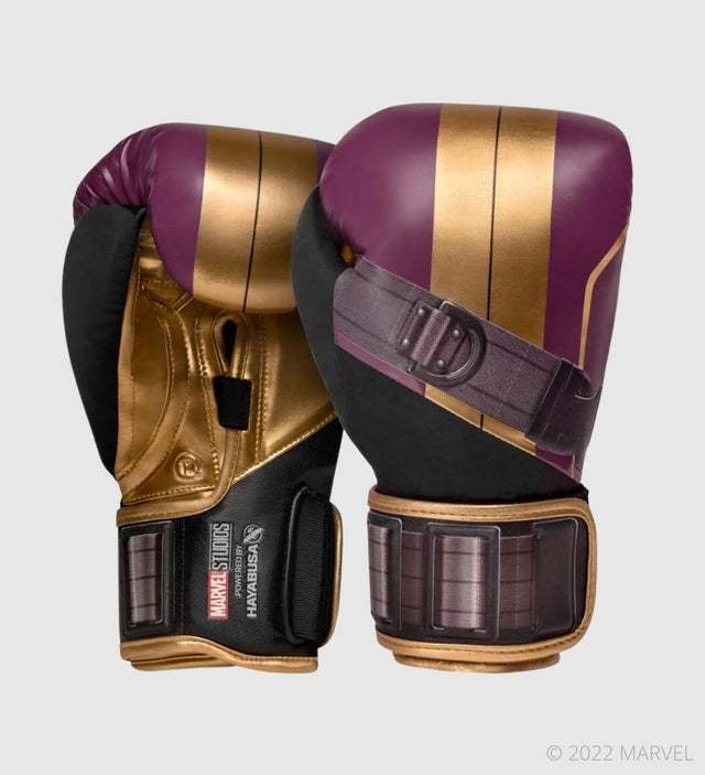 Hayabusa Boxhandschuhe Batroc – Lila/Gold/Schwarz – Boxhandschuhe
