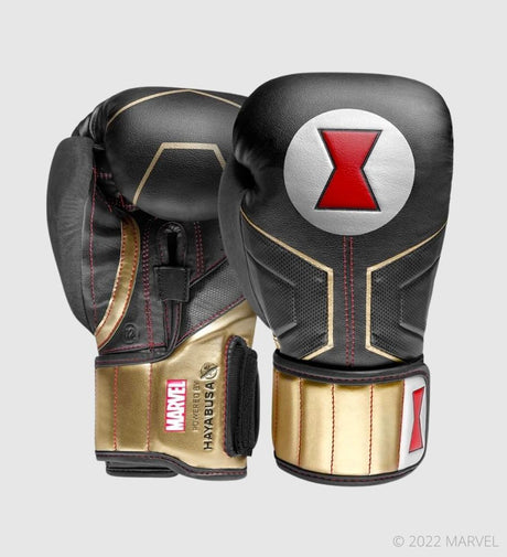 Hayabusa Boxhandschuhe Black Widow – Schwarz/Gold – Boxhandschuhe
