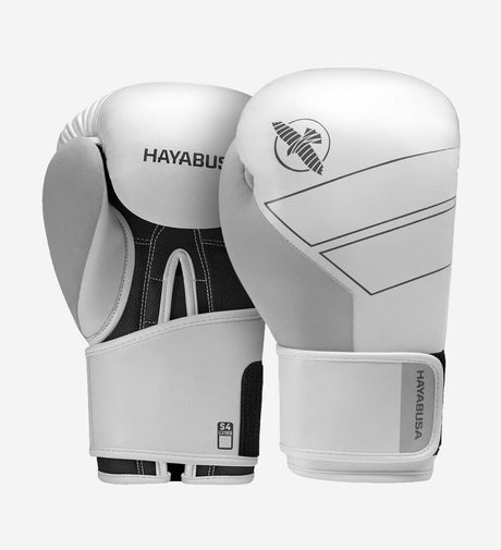 Gants de boxe Hayabusa S4 en cuir – Blanc
