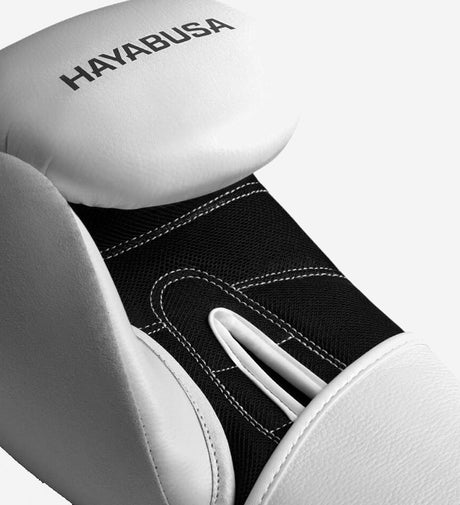 Gants de boxe Hayabusa S4 en cuir – Blanc