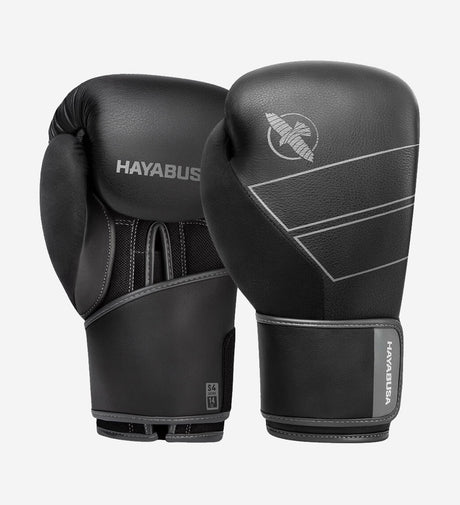 Guantoni da boxe Hayabusa S4 in pelle – Nero
