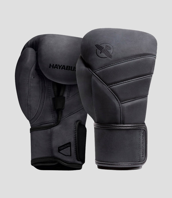 Hayabusa Boxhandschuhe T3 LX – Obsidian Schwarz