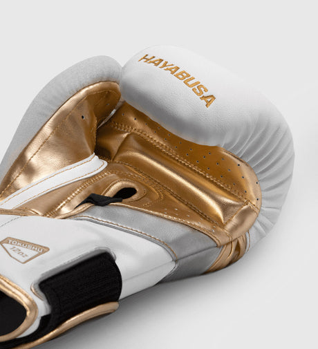 Gants de boxe Hayabusa T3 – Blanc/Or