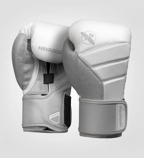 Hayabusa Boxhandschuhe T3 – Weiß/Grau
