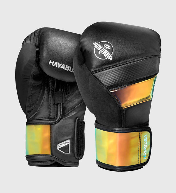 Hayabusa Boxhandschuhe T3 – Schwarz/Fluo Gold