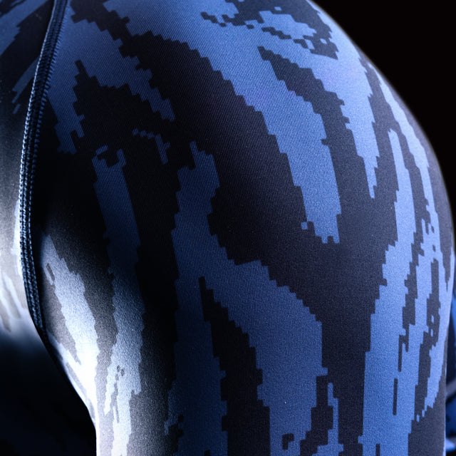Hayabusa Rashguard Apex Kurzarm – Dunkelblau