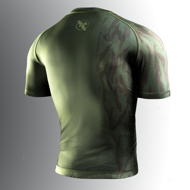 Rashguard Hayabusa Apex Maniche Corte – Verde Tattico