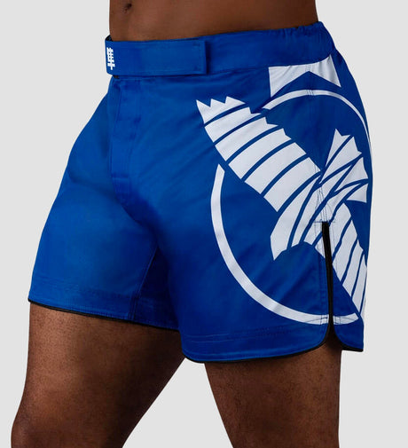 Hayabusa MMA-Shorts Icon – Blau/Weiß