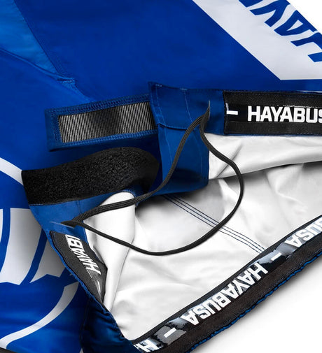 Hayabusa MMA-Shorts Icon – Blau/Weiß