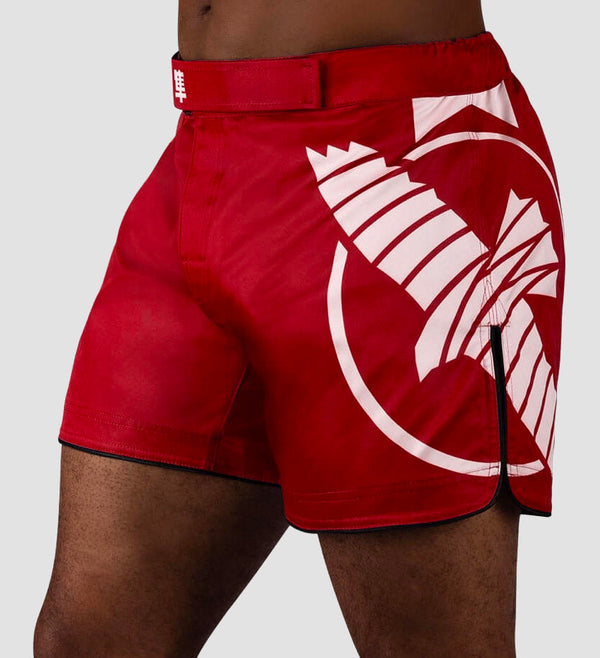 Shorts de MMA Hayabusa Icon – Rouge/Blanc
