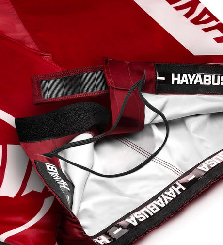 Pantaloncini MMA Hayabusa Icon – Rosso/Bianco