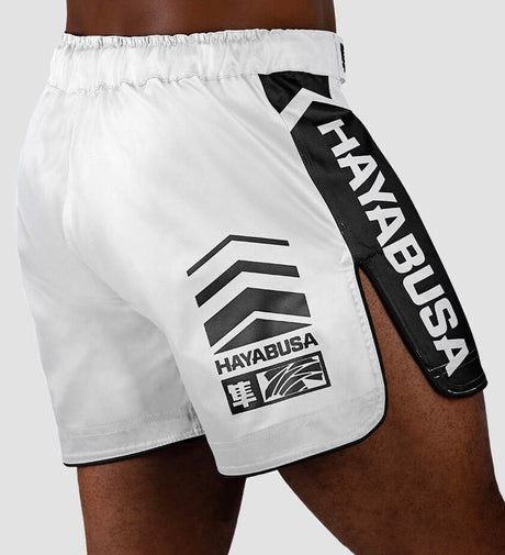 Shorts de MMA Hayabusa Icon – Blanc/Noir