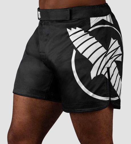 Pantalones de MMA Hayabusa Icon – Negro/Blanco
