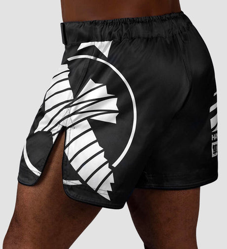Pantalones de MMA Hayabusa Icon – Negro/Blanco