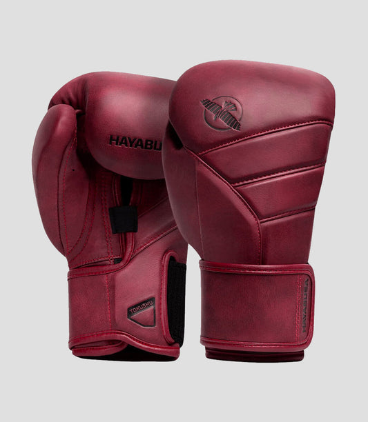 Gants de boxe Hayabusa T3 LX - Rouge Bordeaux