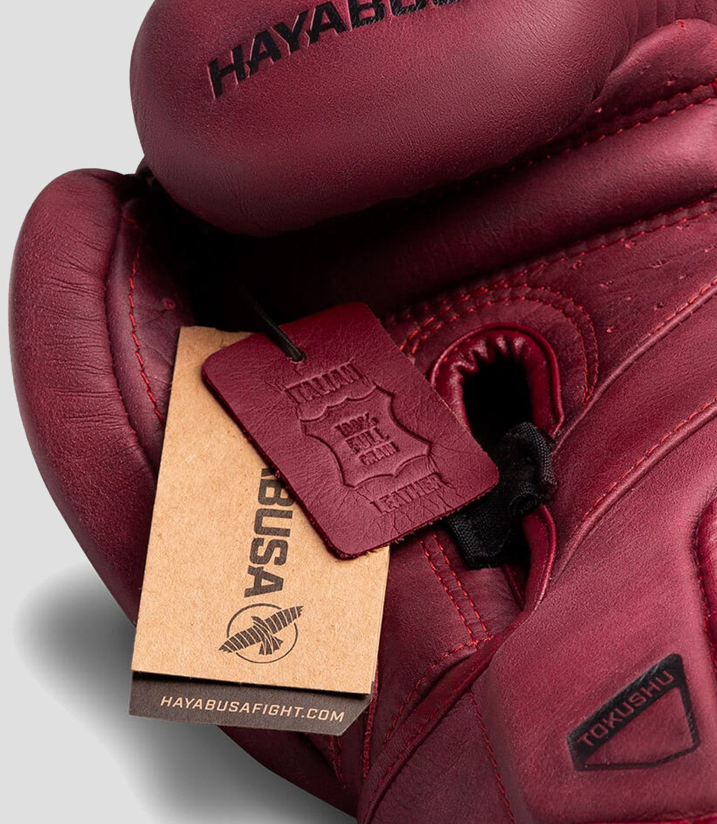 Gants de boxe Hayabusa T3 LX - Rouge Bordeaux