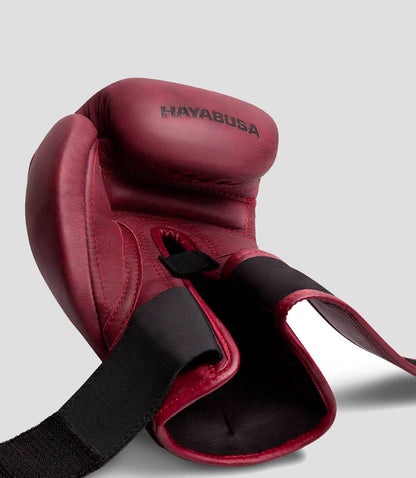 Gants de boxe Hayabusa T3 LX - Rouge Bordeaux