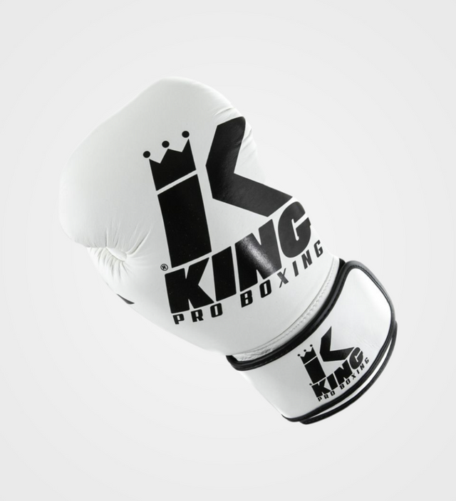 King Boxhandschuhe Platinum – Weiß/Schwarz – Boxhandschuhe
