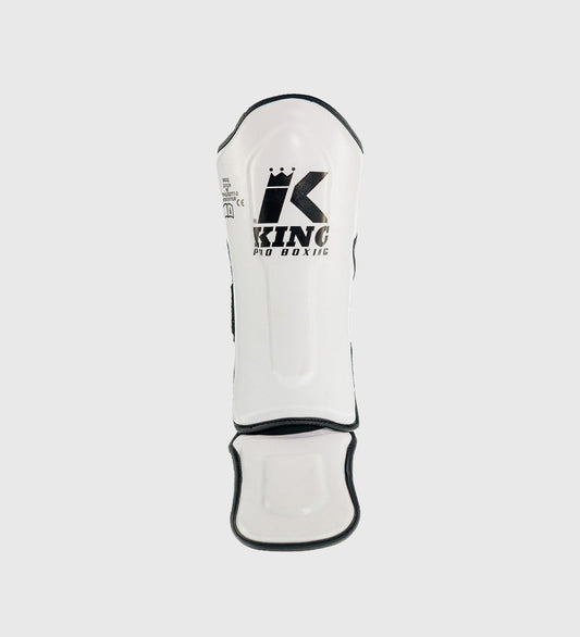 King Kickboks Scheenbeschermers Kids - Wit/Zwart - Scheenbeschermers