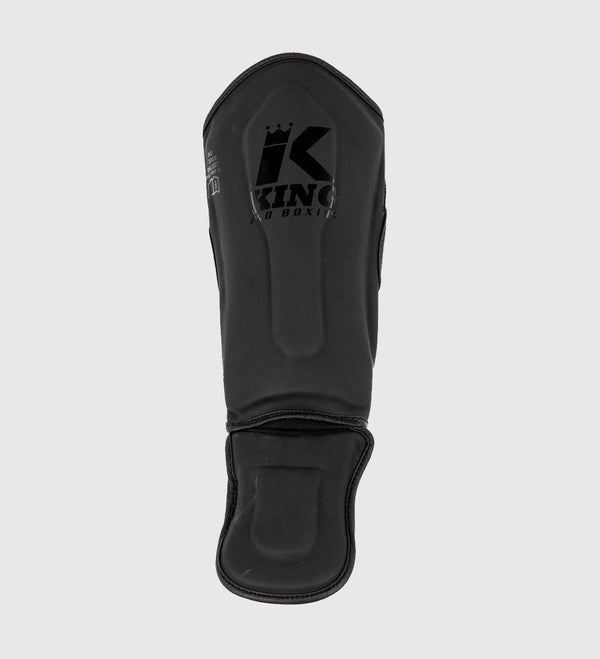King Pro Boxing Shin guards Kids – Black/Black