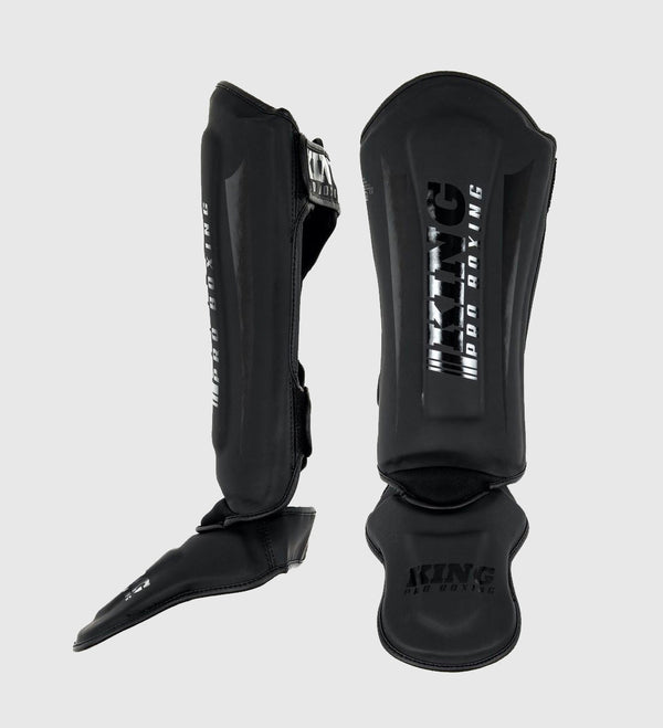 Espinilleras King Pro Boxing Revo – Negro/Negro
