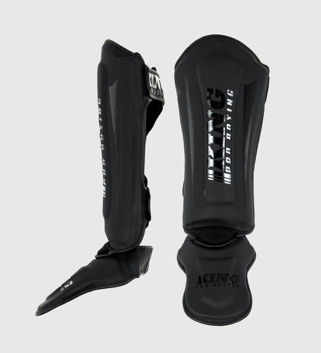 Espinilleras King Kickboks Revo – Negro – Espinilleras