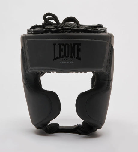 Leone Casco da boxe 'Black Edition' - Nero/Nero - Caschi da boxe